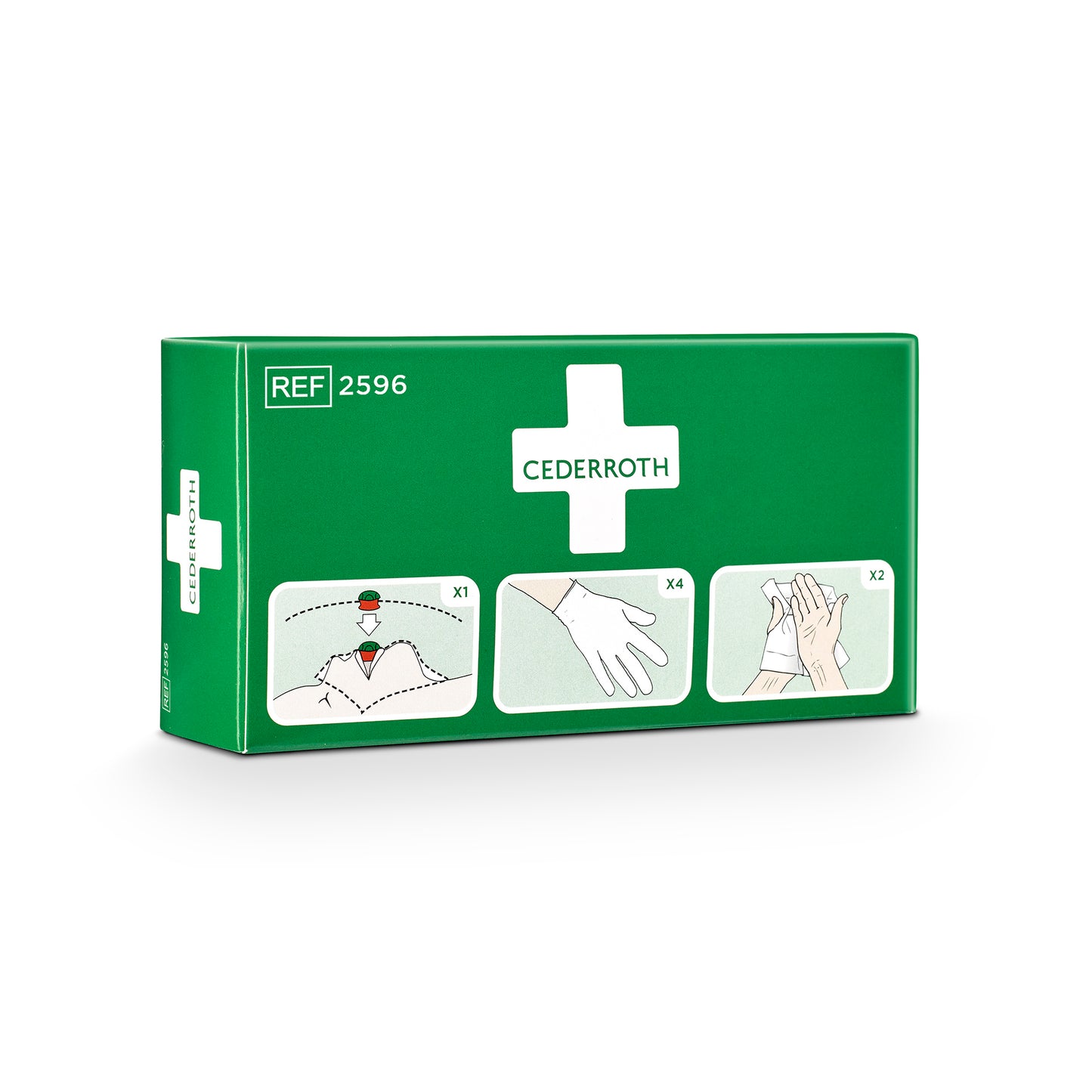 Cederroth Protection Kit (including Gloves, Safety Skin Cleanser, Breathing Mask with One-Way Valve)