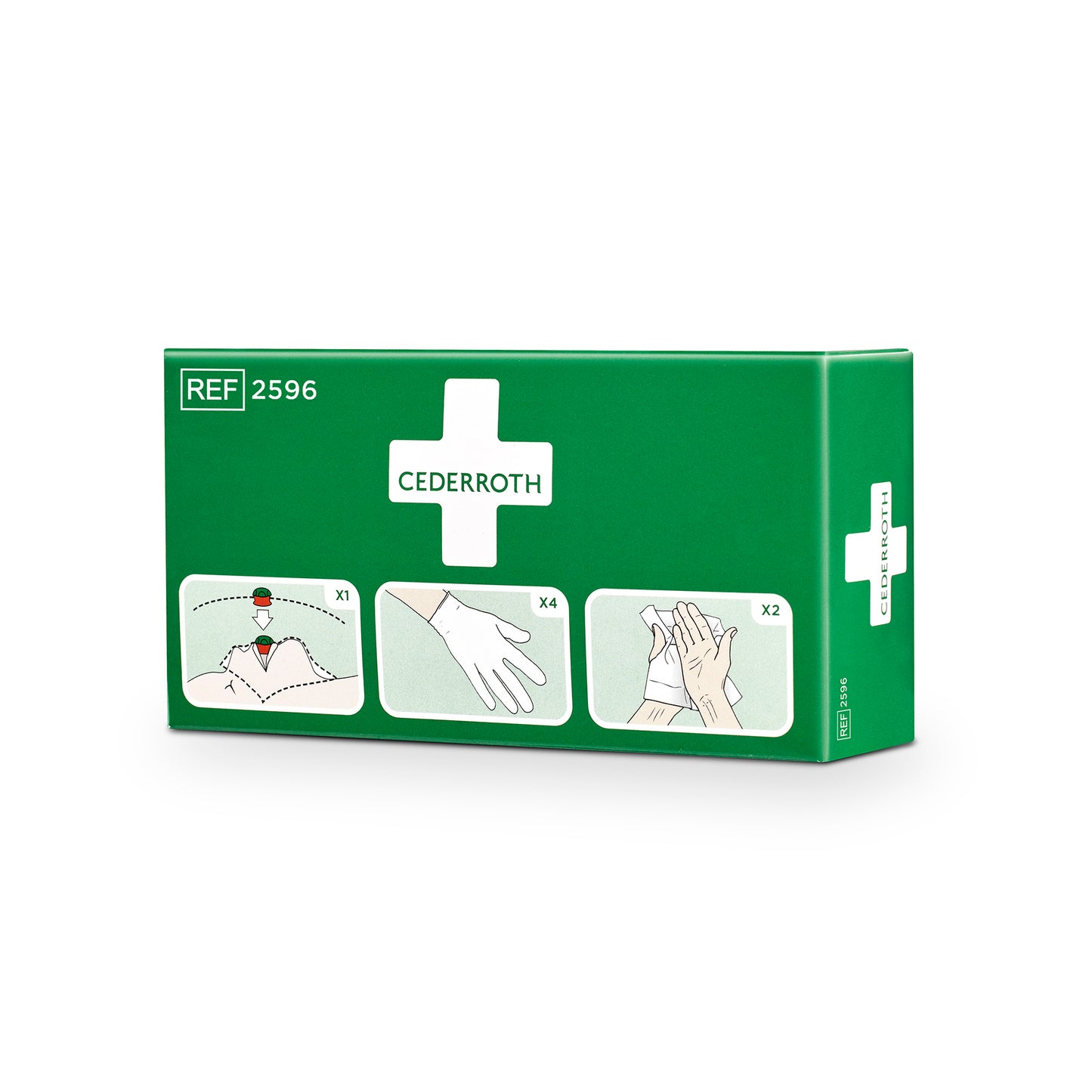 Cederroth Protection Kit (including Gloves, Safety Skin Cleanser, Breathing Mask with One-Way Valve)