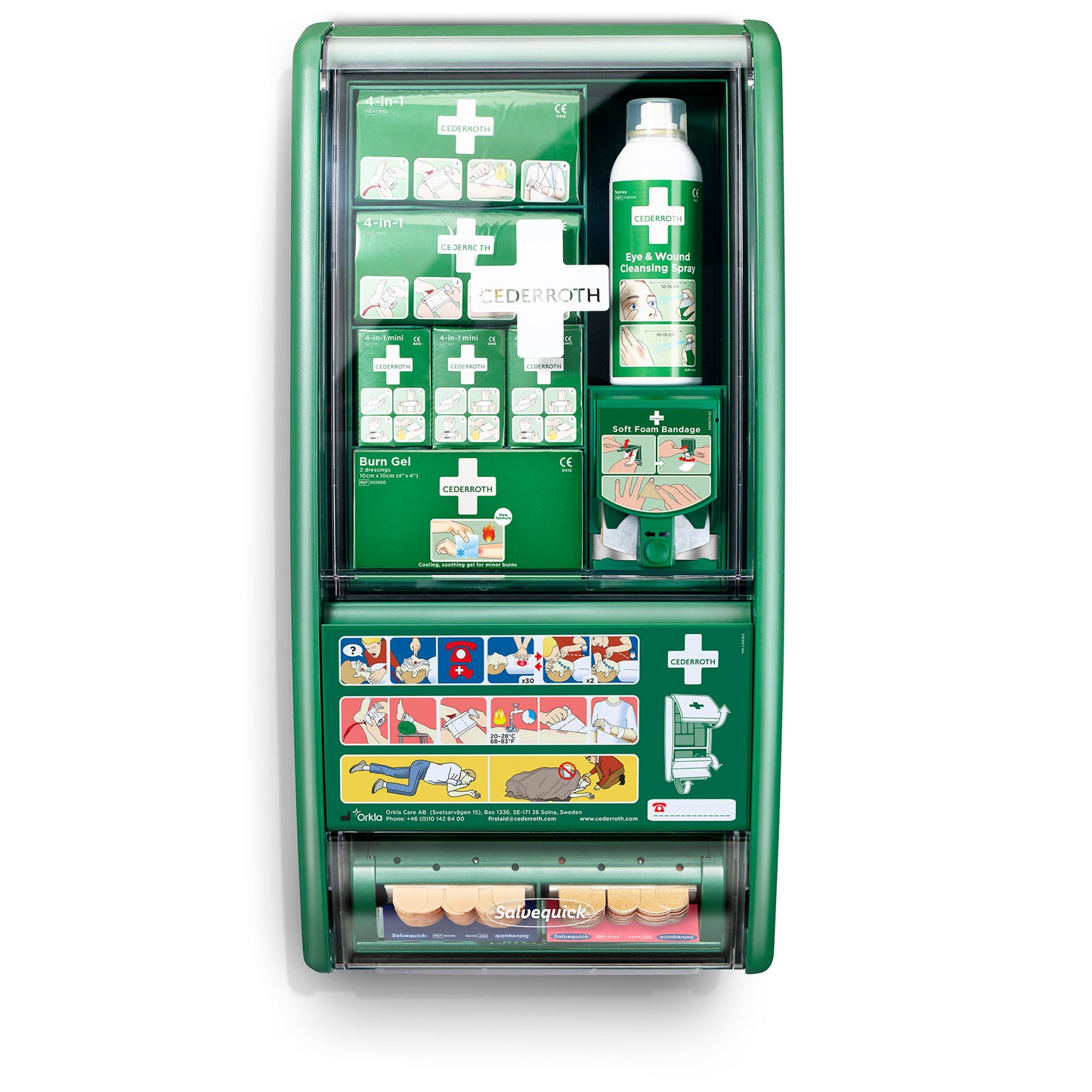 Cederroth First Aid Station, including Soft Foam Beige 6 cm x 2 m