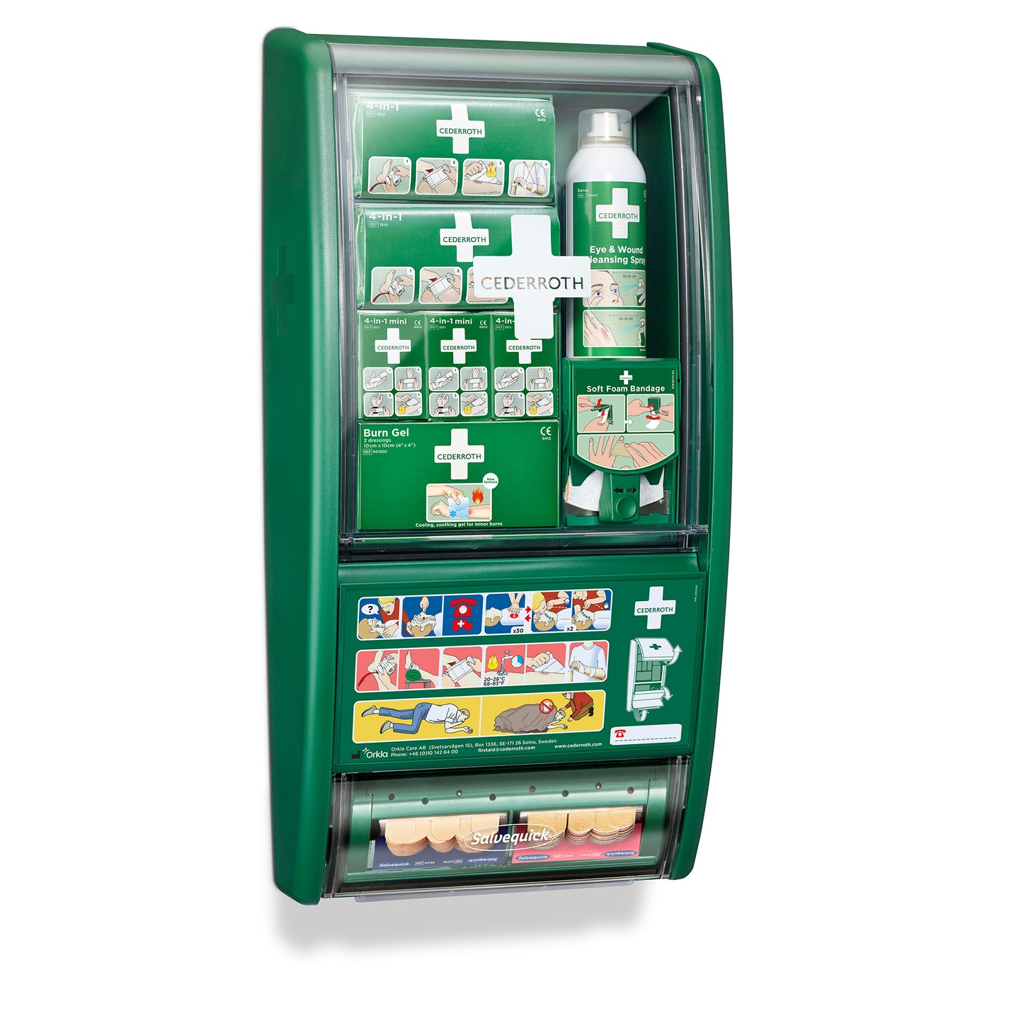 Cederroth First Aid Station, including Soft Foam Beige 6 cm x 2 m