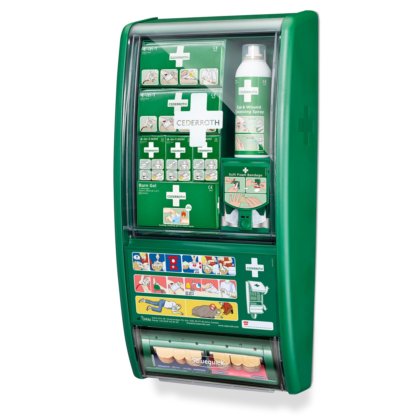 Cederroth First Aid Station, including Soft Foam Beige 6 cm x 2 m