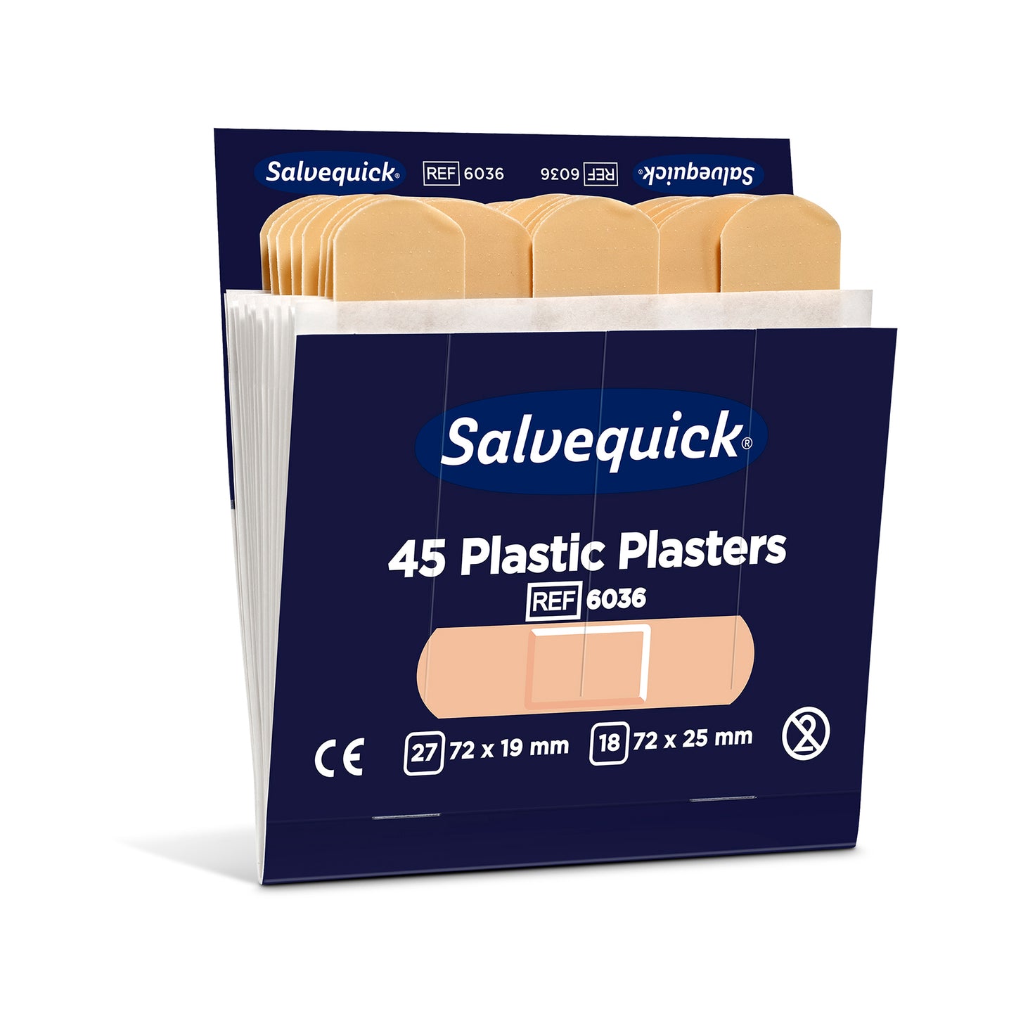 Cederroth Plastic Plaster, 45 pieces/refill