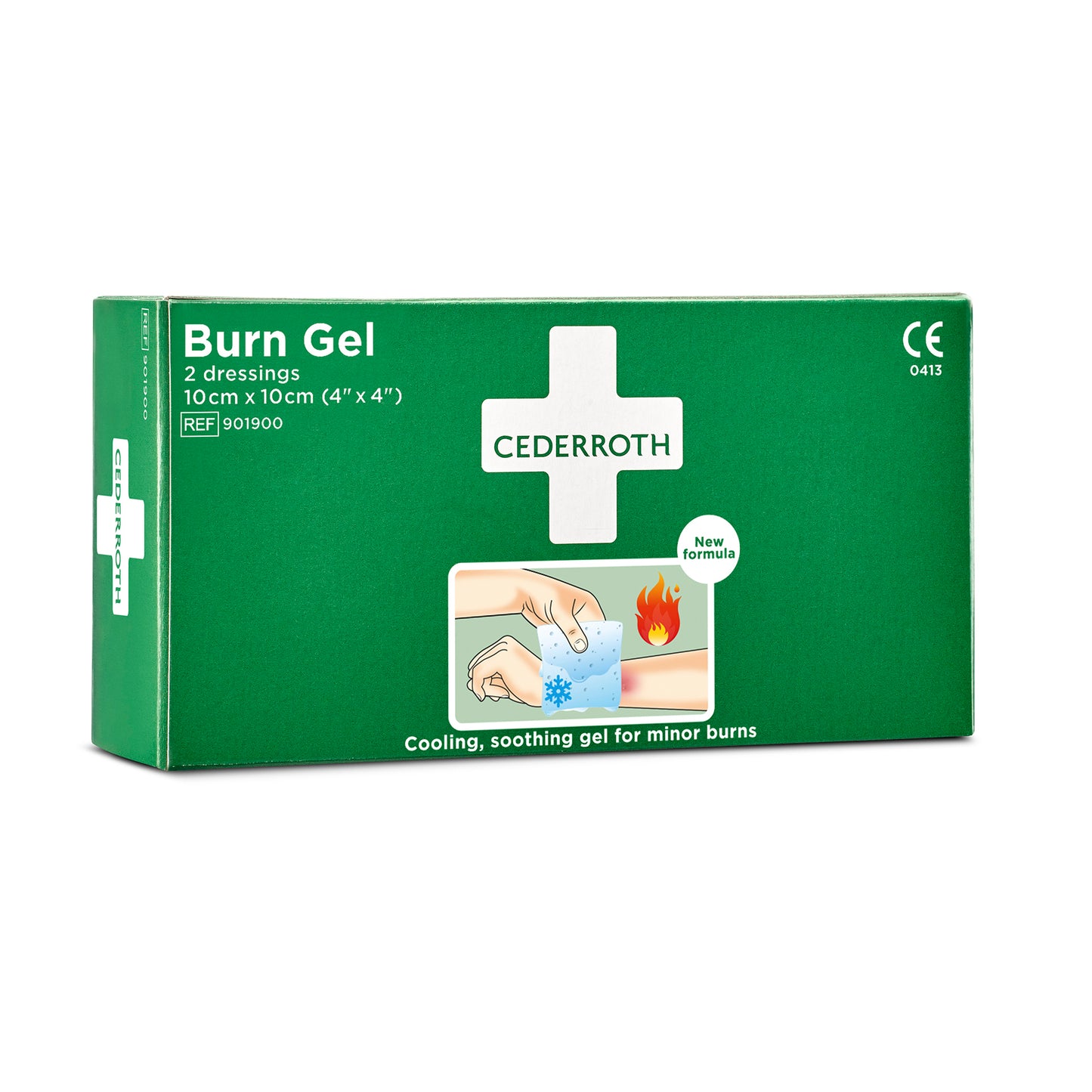 Cederroth Burn Gel Dressing 10 x 10 cm, 2-pack