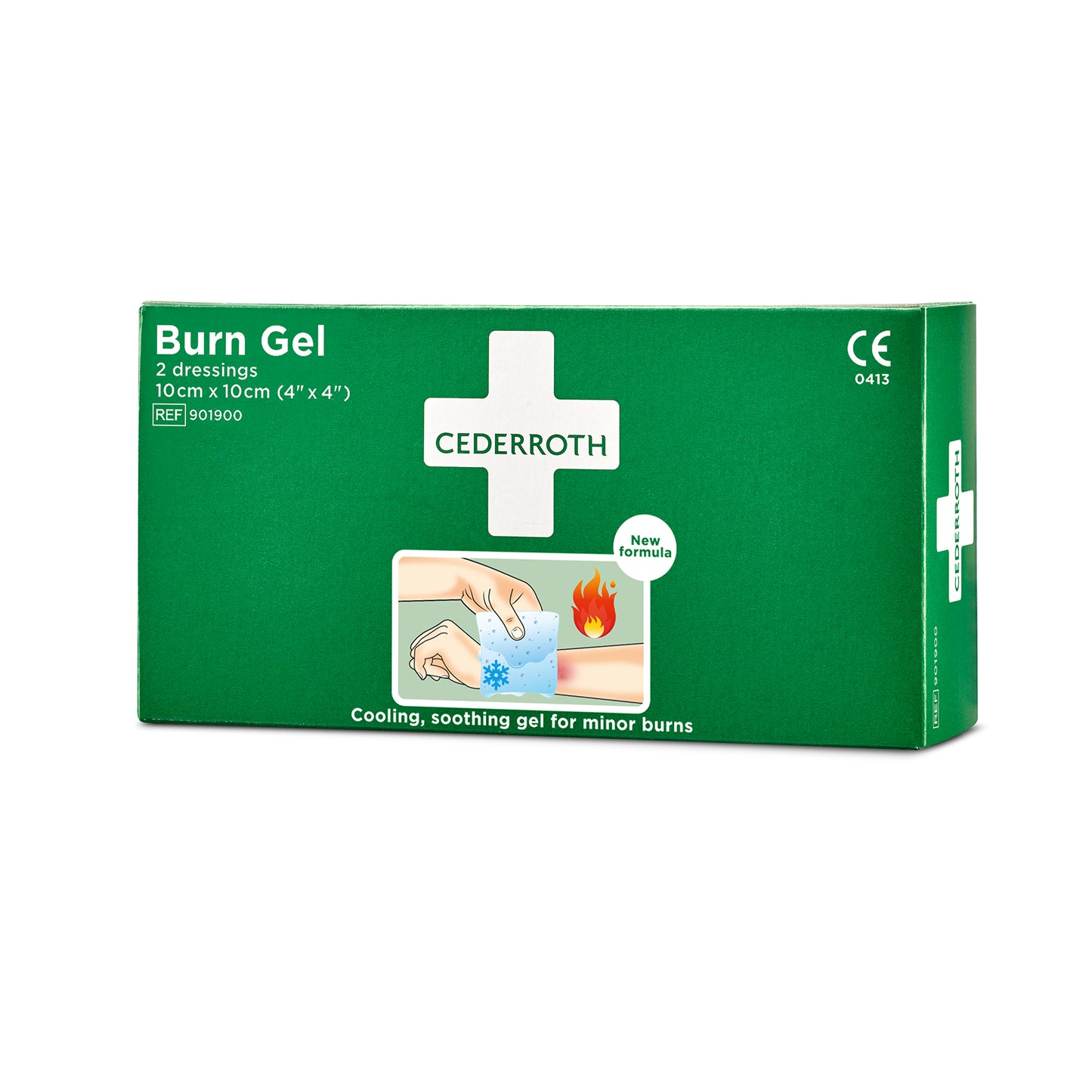Cederroth Burn Gel Dressing 10 x 10 cm, 2-pack