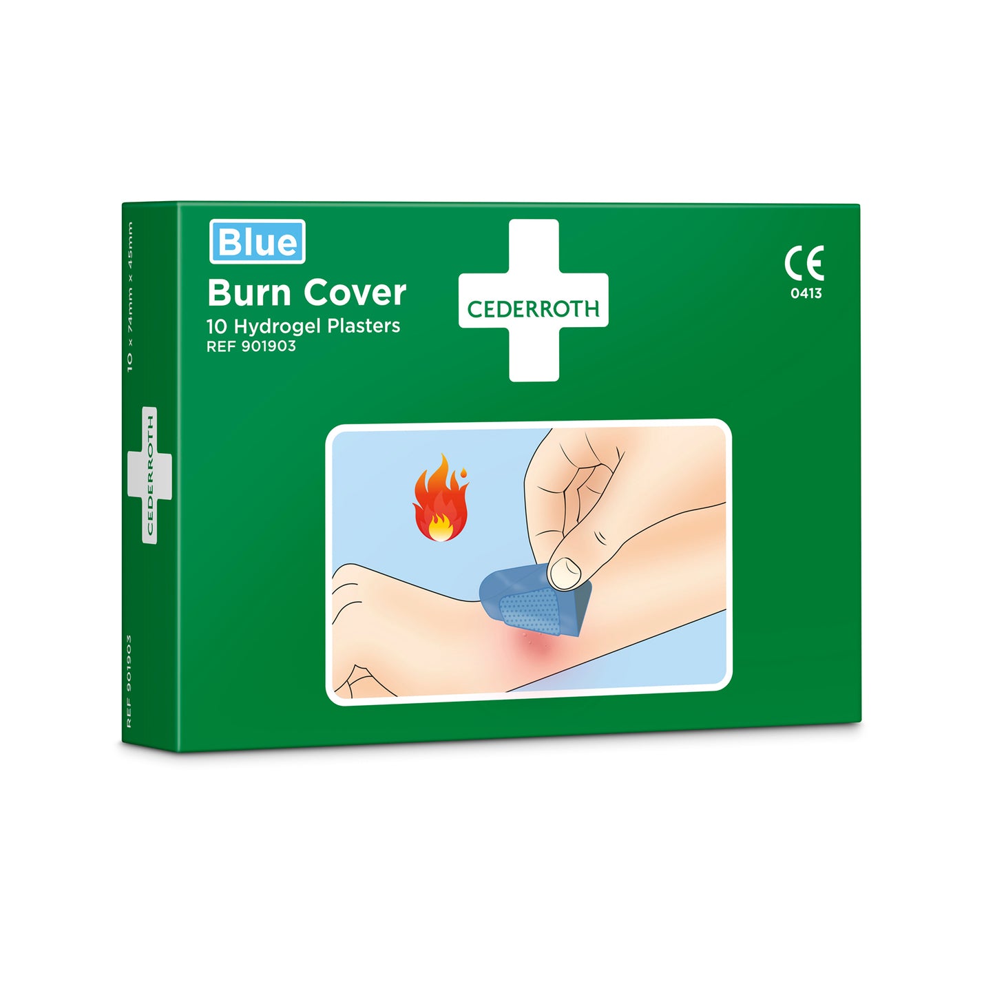 Cederroth Burn Cover, 10 pieces