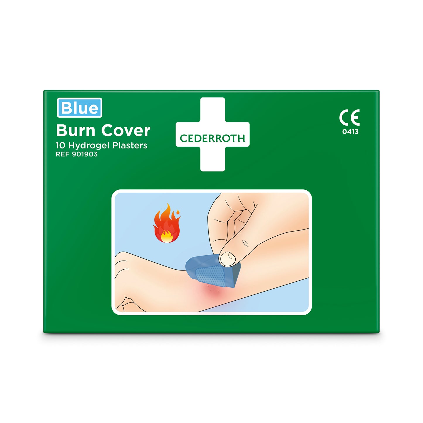 Cederroth Burn Cover, 10 pieces